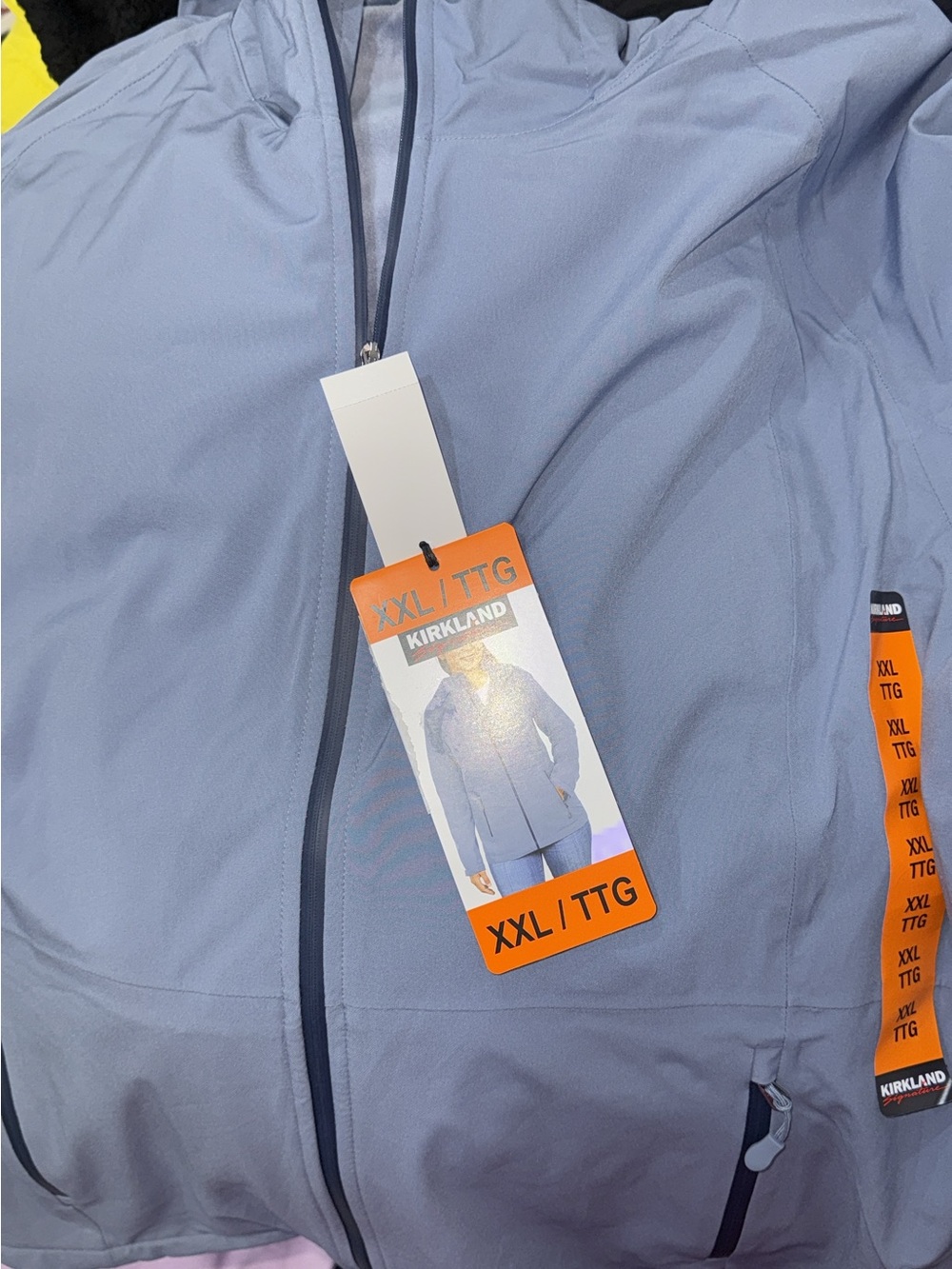 Kirkland Signature Light Blue Men’s Raincoat Jacket